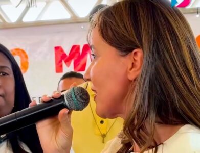 Detinha participa da inauguração da ponte do povoado Ilha Terceira em Palmeirândia ao lado do prefeito Edilson