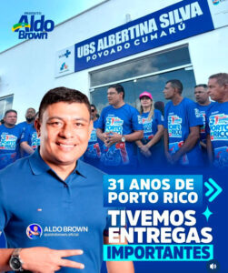 Porto Rico do Maranhão celebra 31 anos com grandes entregas e investimentos que transformam o Município