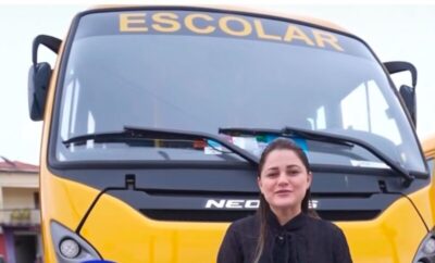 Prefeita Flavinha Cunha anuncia chegada de oito novos ônibus escolares para reforçar educação em Zé Doca