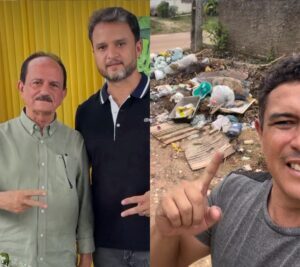 Filho do prefeito lidera intenção de votos em Ribamar; Cidade acumula lixo e ruas abandonadas