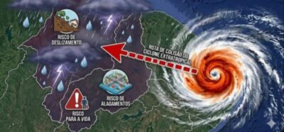 CICLONE EXTRATROPICAL COLOCA MARANHÃO EM ALERTA: Estado pode enfrentar até seis dias de chuvas intensas