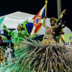 Escolas de samba e blocos desfilam na Passarela do Samba