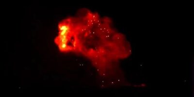 VEJA O MOMENTO EM QUE EXPLODIU: foguete sul-coreano se parte segundos após lançamento em Alcântara