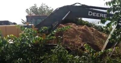 Morador denuncia prefeito Paraiba por invadir terreno, construir vala e exterminar riacho