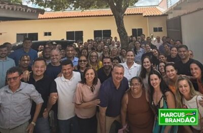 Ex presidente do MDB no Maranhão, Dr. Marcus Brandão, realiza visita aos amigos e amigas de Colinas!