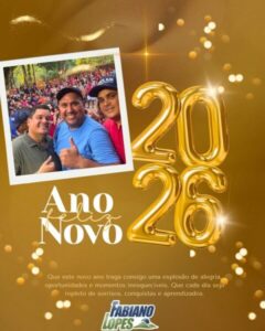 Os irmãos Lopes desejam um feliz 2026 para todos os morruenses!