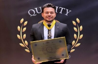 CEO do Grupo Educacional Maktub recebe comenda internacional “Order of International Merit” em São Paulo