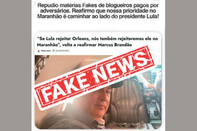 Marcus Brandão diz que foi novamente alvo de fake news