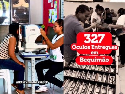 Prefeito Zé Martins entrega mais de 300 óculos do programa Cuidar dos Olhos