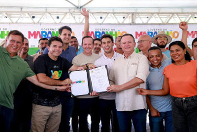 Orleans acompanha entrega de obras no aniversário de Balsas