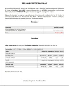 Posto de combustível contratado por quase R$ 5 milhões pela Prefeitura de Peri Mirim fica a 25 km da sede do município