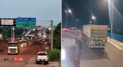 Nova ponte JK passa por testes com caminhões pesados às vésperas da inauguração