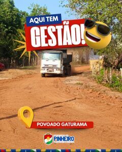 Prefeitura de Pinheiro intensifica recuperação de estradas vicinais na região do Gama