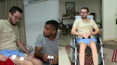 Polilaminina: estudante maranhense que recebeu a substância inicia tratamento em casa