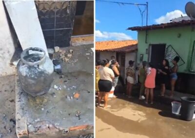 Explosão de botijão de gás destrói parte de casa em Bacabal