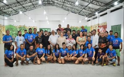 Prefeito Dr. Amilcar Rocha, prestigia ensaio da Peça Teatral Paixão de Cristo