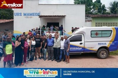 Prefeitura de Barreirinhas entrega ambulância no Povoado Mamede