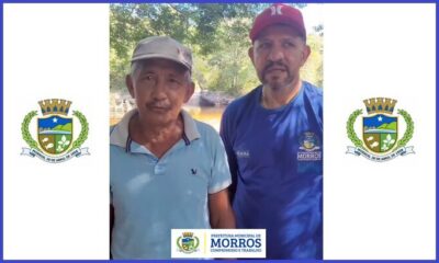 Prefeito Paraíba, constrói ponte no povoado Centro do Lauriano