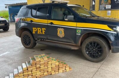 Perseguição policial termina com apreensão de mais de 100 kg de maconha na BR-010