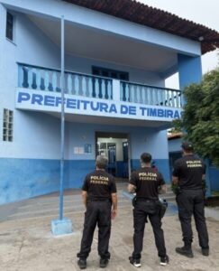 BOMBA! PF está na Prefeitura de Timbiras em operação nesta manhã