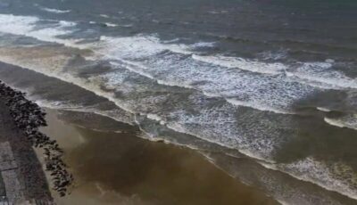 Pesquisa alerta para grave poluição fecal na praia do Olho d’Água