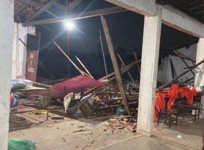 Desabamento no barracão da Mocidade da Ilha expõe irregularidade