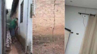 Rachaduras em residências preocupam moradores em São Raimundo das Mangabeiras