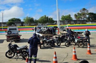 Operação Rolezinho apreende 41 motocicletas irregulares no município de Paço do Lumiar