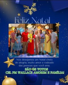 Comandante Geral da PMMA e família desejam a todos maranhenses “Um Feliz Natal e Próspero Ano Novo!
