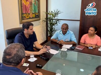 Jota Pinto, junto com o prefeito de Alcântara e vereadores se reune com Orleans Brandão!