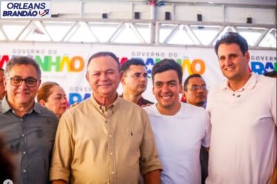 Secretário Orleans junto com o governador Brandão, inauguraram o Restaurante Popular da Madre Deus