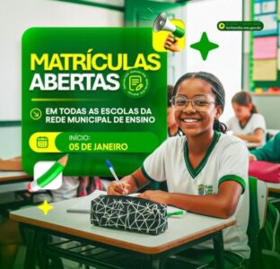 Turilândia abre período de matrículas para a rede municipal nesta segunda (5)
