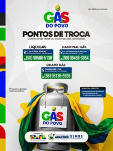 Prefeitura de Araioses divulga pontos autorizados e garante acesso ao benefício Gás do Povo