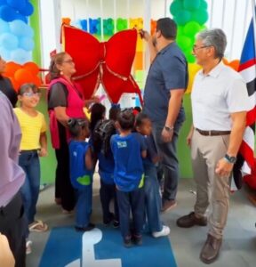 Prefeito Fellipe Marreca reinaugura Creche Dr. Alvimar de Oliveira Braúna em Itapecuru