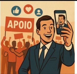 A ilusão do apoio nas redes sociais: quando a imagem impressiona, mas não convence