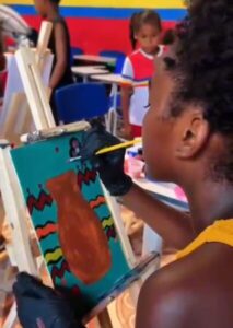 Semana do Bebê Quilombola oferece Oficina de Pintura para crianças de Bequimão
