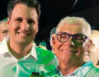 Comitiva de Bequimão acompanha prefeito Zé Martins em convenção que confirma pré-candidatura de Orleans Brandão ao governo