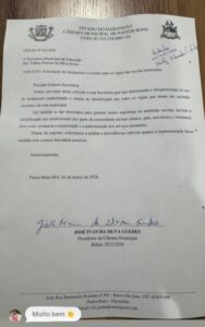 Presidente da Câmara solicita fardamento obrigatório para vigias em Pastos Bons