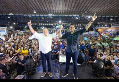 Com 40 mil pessoas e 182 prefeitos, Orleans Brandão lança pré-candidatura ao governo do Maranhão*