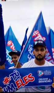 Video: Júlio Filho esteve presente junto de seu grupo em evento de Orleans Brandão.