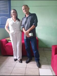 Jania Rodrigues e Ernelto participam de reuniões na Área Itaqui Bacanga