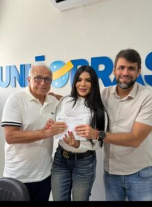 Ingrid Andrade se filia ao União Brasil e confirma pré-candidatura a Deputada Federal