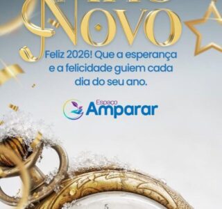 Espaço Amparar deseja a todos um Feliz 2026!