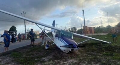 Avião de pequeno porte faz pouso forçado em Barreirinhas (MA): não houve feridos