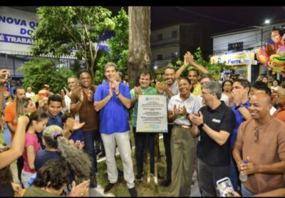 Bairro Santa Cruz recebe da Prefeitura de São Luís praça e quadra poliesportiva requalificadas