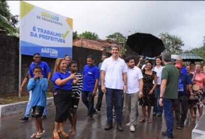 Prefeitura de São Luís entrega obras de pavimentação e drenagem profunda na Vila Nova República