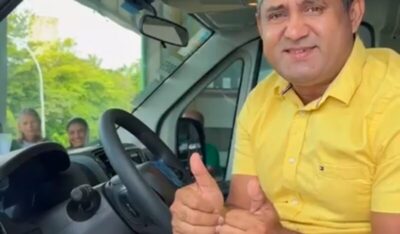 Parceria do Prefeito Toca Serra com o Deputado Márcio Jerry garante Van para Assistência Social em Pedro do Rosário