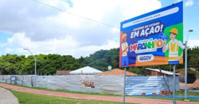 SEGOV REALIZA VISTORIA DAS OBRAS IMPLANTAÇÃO DA PRAÇA AYMAR MESQUITA