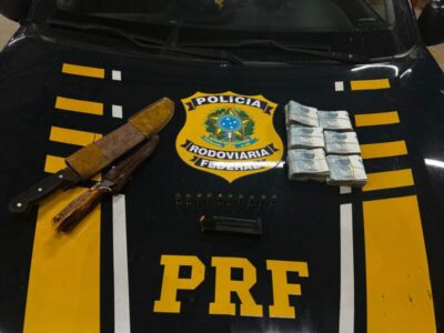 Três homens são presos por porte ilegal de armas e apreensões em ação da PRF na BR-226 em Barra do Corda (MA)