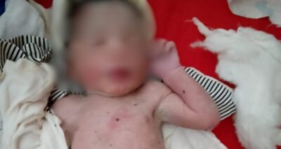 Mulher é presa após abandonar filho em área de mata em São Bento